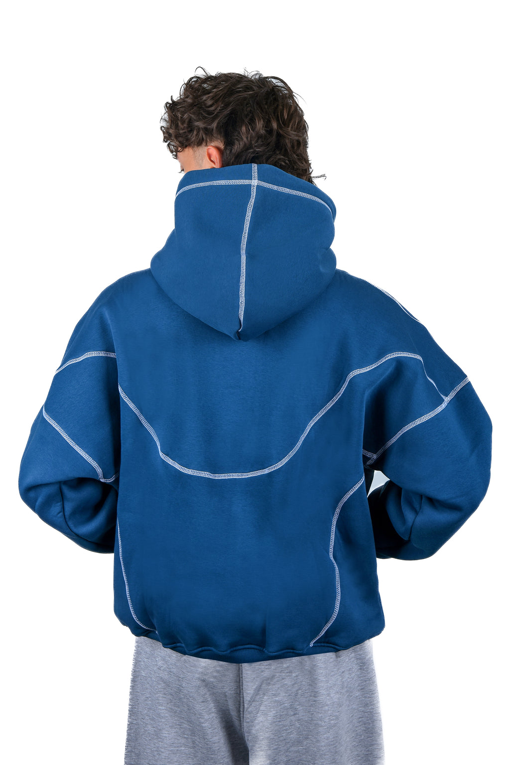 RE Indigo hoddie
