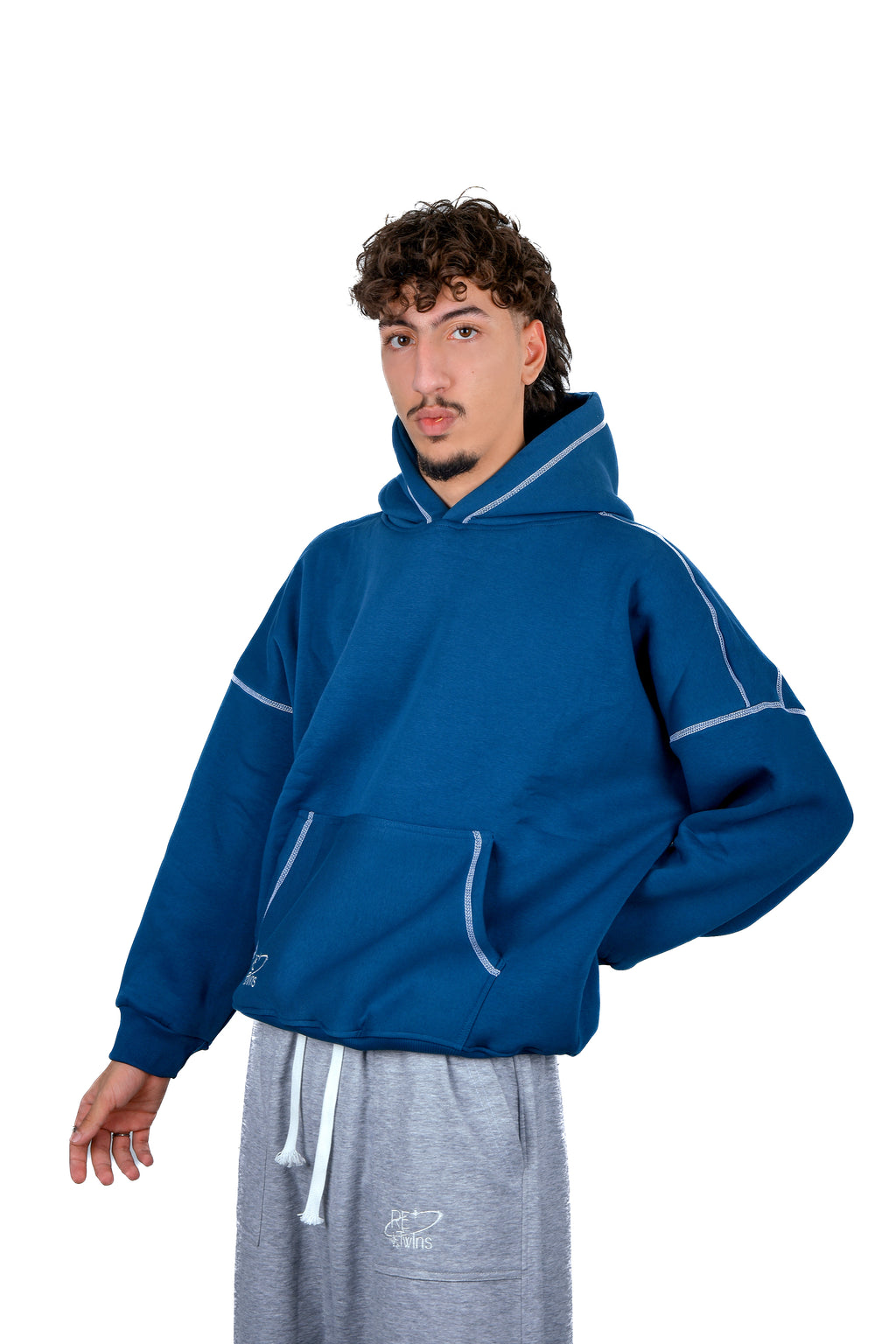 RE Indigo hoddie